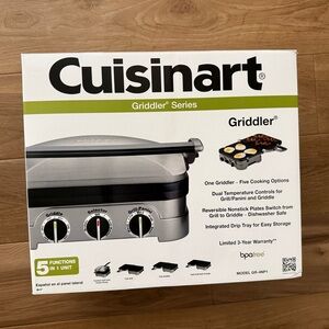 Cuisinart Griddler Series with Silver Finish